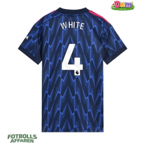 Arsenal Ben White #4 Bortatröja Kvinnor 2025-26 Kortärmad